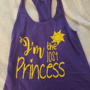 Tangled disney inspired tank